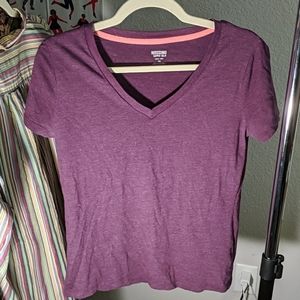 Mossimo Plum and Gray Cotton Shirt
